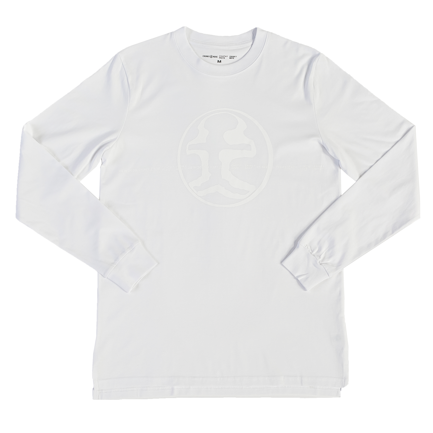 WHITE 25in2020 L/S T.SHIRT